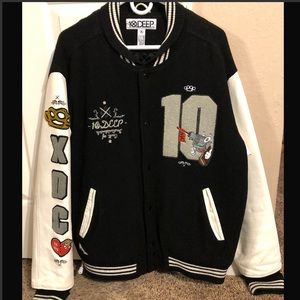 10 Deep brand varsity jacket